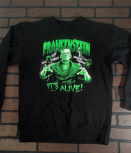 Load image into Gallery viewer, Universal Monsters Frankenstein It's Alive Crewneck Sweatshirt ~New~ S M L XL