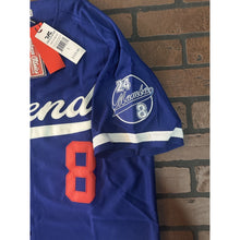 Load image into Gallery viewer, Kobe/24/8 Mamba Blue "Legends" Headgear Classics Baseball Jersey ~Never Worn~ L