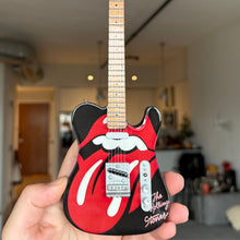 Load image into Gallery viewer, The Rolling Stones "Tongue and Lips" Miniature Guitar
