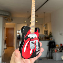 Load image into Gallery viewer, The Rolling Stones "Tongue and Lips" Miniature Guitar