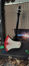 Load image into Gallery viewer, GENE SIMMONS (KISS)- Bloody Signature Axe 1:4 Scale Replica Bass Guitar~Axe Heav