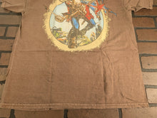 Load image into Gallery viewer, IRON MAIDEN | 2021 The Trooper Distressed Brown T-shirt ~Never Worn~ 0X/1X 2X/3X