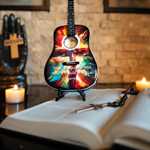 Load image into Gallery viewer, Luke 18:27 Miniature Guitar ~New~