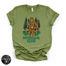 Load image into Gallery viewer, Antisocial Bigfoot Tee | Funny Sasquatch Graphic T-Shirt