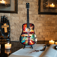 Load image into Gallery viewer, Luke 18:27 Miniature Guitar ~New~