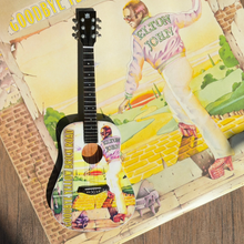 Load image into Gallery viewer, Goodbye Yellow Brick Road Miniature Guitar