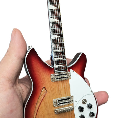 12 String Fire Sunburst 1:4 Scale Replica Guitar~Axe Heaven~