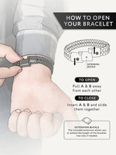 Load image into Gallery viewer, Double Black Braided Leather Bracelet