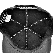 Load image into Gallery viewer, Fender Black Flat Bill Hat
