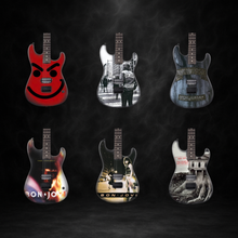 Load image into Gallery viewer, Bon Jovi Collectible Miniature Guitar Set