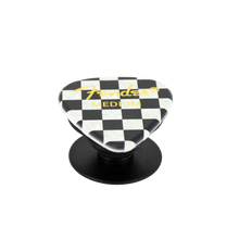 Load image into Gallery viewer, Fender guitar pick phone grip (Checkered)