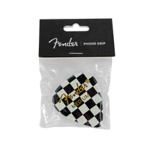 Load image into Gallery viewer, Fender guitar pick phone grip (Checkered)