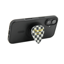 Load image into Gallery viewer, Fender guitar pick phone grip (Checkered)