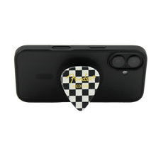 Load image into Gallery viewer, Fender guitar pick phone grip (Checkered)