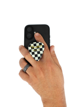 Load image into Gallery viewer, Fender guitar pick phone grip (Checkered)
