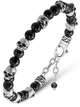 Load image into Gallery viewer, Skull Beaded Bracelet