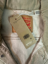 Load image into Gallery viewer, Levi&#39;s Beige Denim Jacket with Corduroy Collar