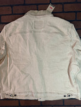 Load image into Gallery viewer, Levi&#39;s Beige Denim Jacket with Corduroy Collar