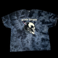 Load image into Gallery viewer, Off With Their Heads "Tiki Skull" Dyed Tee Shirt