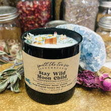 Load image into Gallery viewer, Stay Wild Moon Child Lunar Intention Candle | Moon Magic Soy Candle