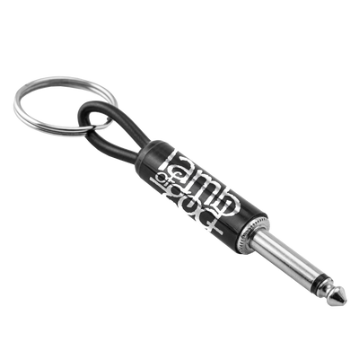 Lamb of God Logo Guitar Plug Keychain