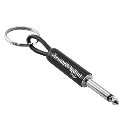 Armored Saint Logo Guitar Plug Keychain