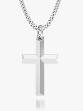 Load image into Gallery viewer, Cross Pendant Necklace (Silver)