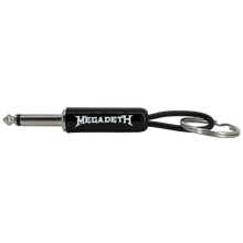 Load image into Gallery viewer, Megadeth Logo Guitar Plug Keychain