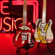 Load image into Gallery viewer, The Rolling Stones "Tongue and Lips" Miniature Guitar