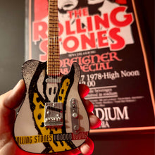 Load image into Gallery viewer, The Rolling Stones "Voodoo Lounge" Miniature Guitar