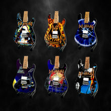 Load image into Gallery viewer, The Complete Def Leppard Miniature Guitar Set – All 6 Official Designs