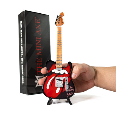 The Rolling Stones "Tongue and Lips" Miniature Guitar