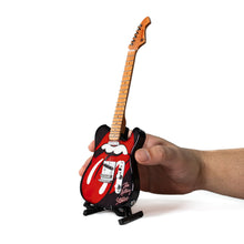 Load image into Gallery viewer, The Rolling Stones "Tongue and Lips" Miniature Guitar
