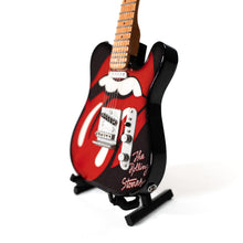 Load image into Gallery viewer, The Rolling Stones "Tongue and Lips" Miniature Guitar