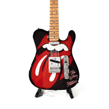 Load image into Gallery viewer, The Rolling Stones "Tongue and Lips" Miniature Guitar