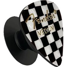 Load image into Gallery viewer, Fender guitar pick phone grip (Checkered)