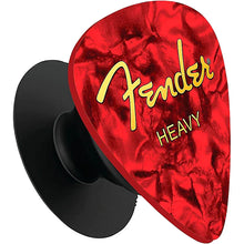 Load image into Gallery viewer, Fender guitar pick phone grip (Red)