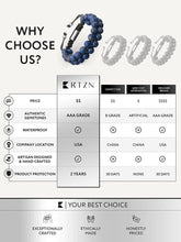 Load image into Gallery viewer, Men’s Blue Lapis Lazuli Beaded Bracelet Morocco