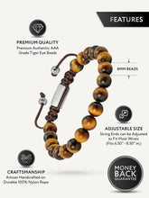 Load image into Gallery viewer, Tigers Eye Beaded Bracelet - Bali