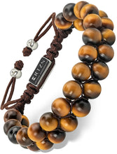 Load image into Gallery viewer, Tigers Eye Beaded Bracelet - Morocco
