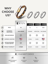 Load image into Gallery viewer, Tigers Eye Beaded Bracelet - Havana
