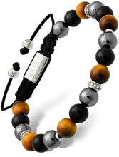 Load image into Gallery viewer, Triple Protection Beaded Bracelet - Mykonos