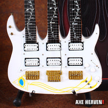 Load image into Gallery viewer, Steve Vai Signature JEM Triple-Neck Miniature Guitar Replica Collectible