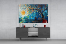 Load image into Gallery viewer, Solitude and Peace Glass Wall Art || Designer Collection