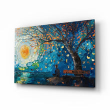 Load image into Gallery viewer, Solitude and Peace Glass Wall Art || Designer Collection