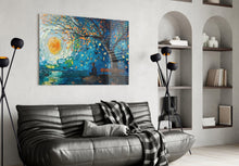 Load image into Gallery viewer, Solitude and Peace Glass Wall Art || Designer Collection
