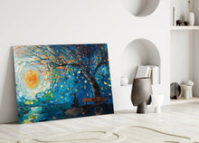 Load image into Gallery viewer, Solitude and Peace Glass Wall Art || Designer Collection