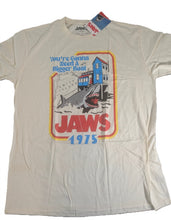 Load image into Gallery viewer, JAWS | We're Gonna Need A Bigger Boat Cream T-shirt ~Never Worn~ M L XL 2XL