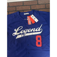 Load image into Gallery viewer, Kobe/24/8 Mamba Blue "Legends" Headgear Classics Baseball Jersey ~Never Worn~ L