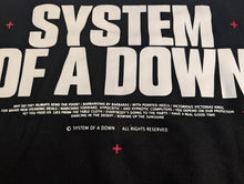 Load image into Gallery viewer, SYSTEM OF A DOWN | 2025 Oversized B.Y.O.B. Lyric Hoodie ~Never Worn~ L XL 2XL